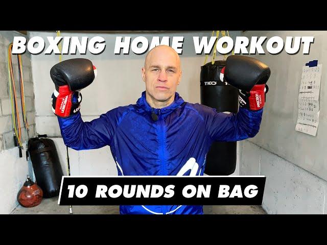 10 Killer Boxing Rounds on Heavy Bag | 10 Practical Boxing Combos