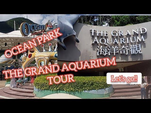 THE GRAND AQUARIUM TOUR AT OCEAN PARK HONGKONG #aquarium #fish