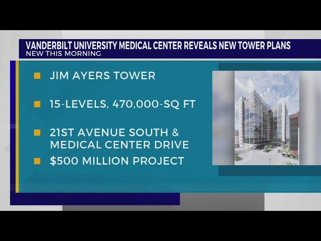 Vanderbilt University Medical Center reveals new tower plans