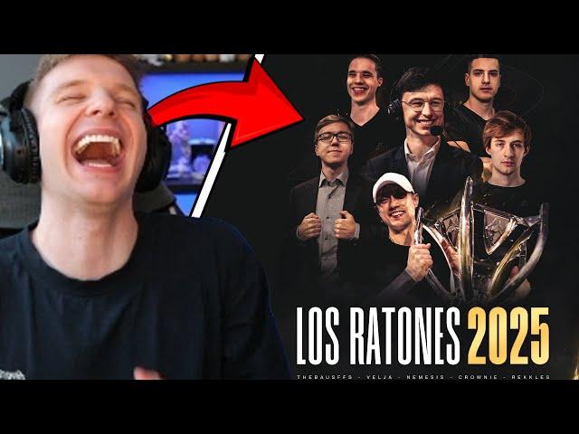 Jankos reacts Los Ratones ROSTER