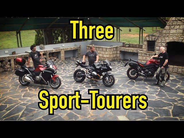 Three Sports Tourers – VFR1200 vs R1200S vs MT-09 Tracer