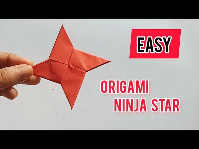 How to make - Origami Paper ( Ninja Star ) SHURIKEN / Easy paper crafts #trending #origami #craft