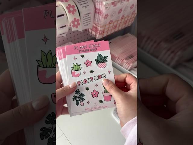 ASMR sticker unwrapping