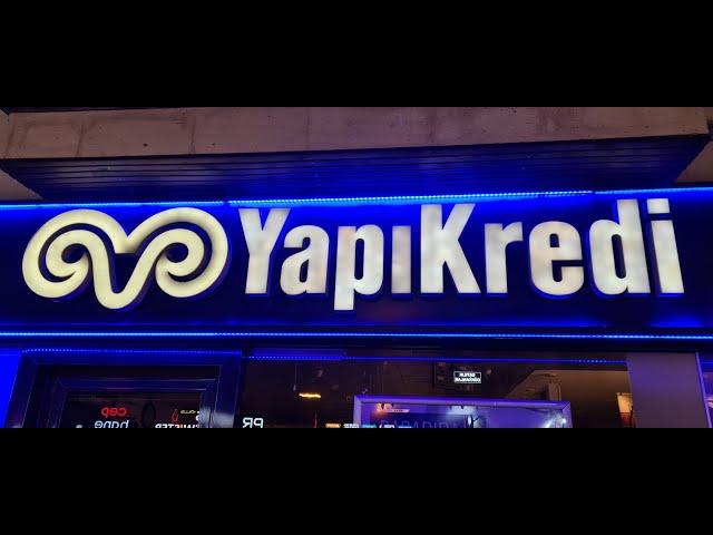 Yapı Kredi  Bankası ATM'den Para Çekme