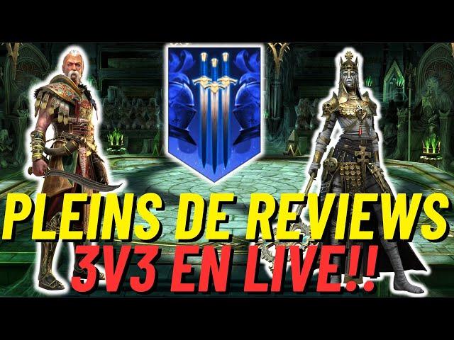 REVIEW 3V3 ET SIEGE EN LIVE !!! [RAID SHADOW LEGENDS]