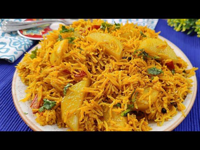 Masala Pulao | Aloo Masala Pulao Jhat Se Banao Maze Se Khao | Aloo Ke Masaledar Chawal