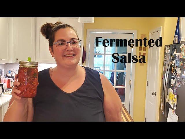 Fermented Salsa with Garden Fresh Veggies!