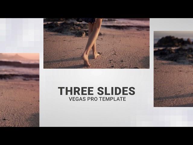 Three Slides | Free VEGAS Pro Template