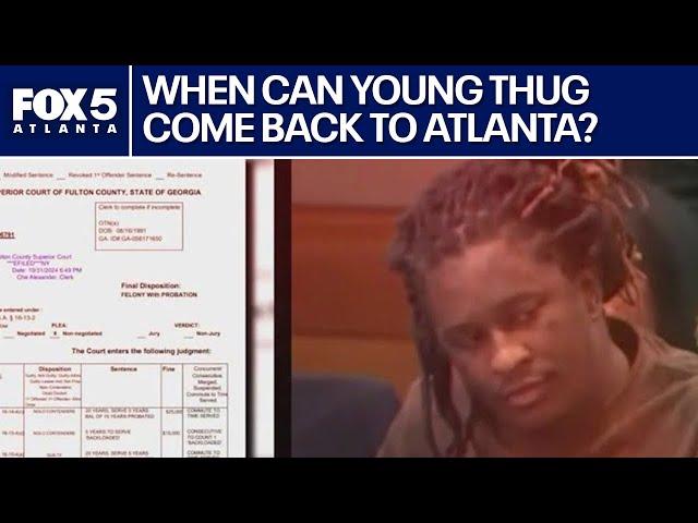 Young Thug gets Atlanta ban terms amended | FOX 5 News