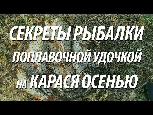 КАК ЛОВИТЬ КАРАСЯ ПОПЛАВОЧНОЙ СНАСТЬЮ. СЕКРЕТЫ РЫБАЛКИ НА КАРАСЯ В ТРУДНЫХ МЕСТАХ