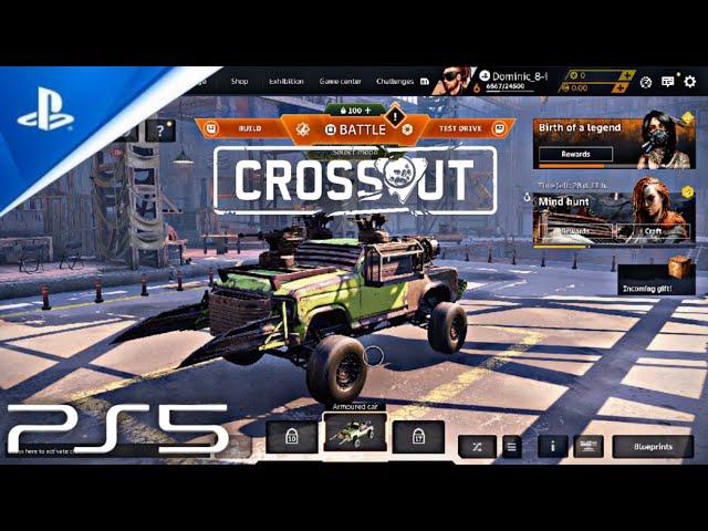 Build, Battle, Survive: Crossout PS5 Gameplay ( ONLINE )