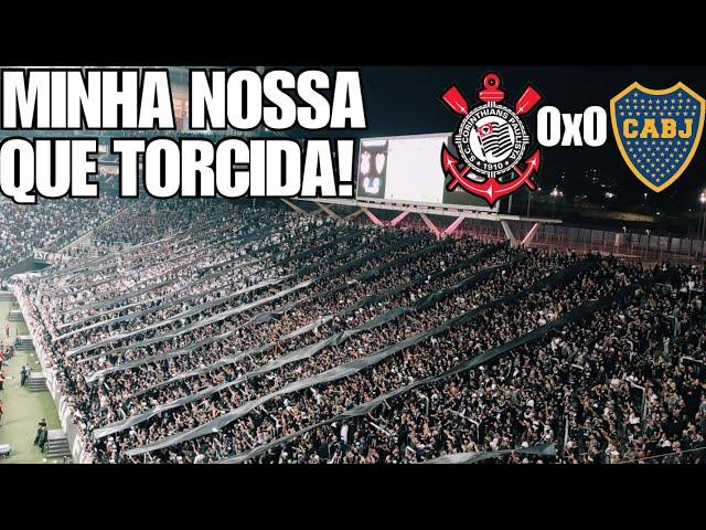 A INCRÍVEL FESTA DA FIEL! Sinta o CLIMA de CORINTHIANS 0x0 Boca Juniors | Copa Libertadores