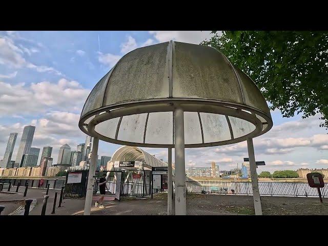 LONDON, Deptford to Rotherhithe London Thames Path Walking Tour 4K