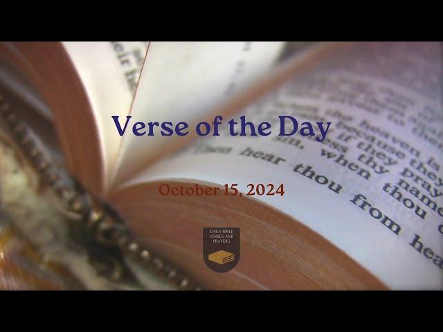 Verse of the Day - October 15, 2024