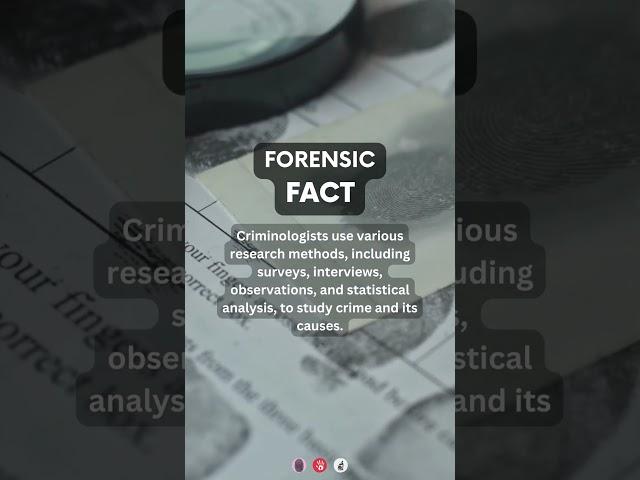 Methods of criminology | #forensics #criminology