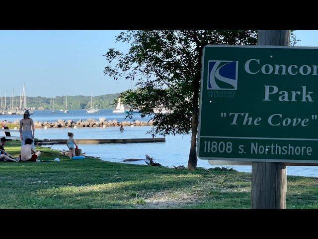 A relaxing walk through “The Cove” at Concord Park