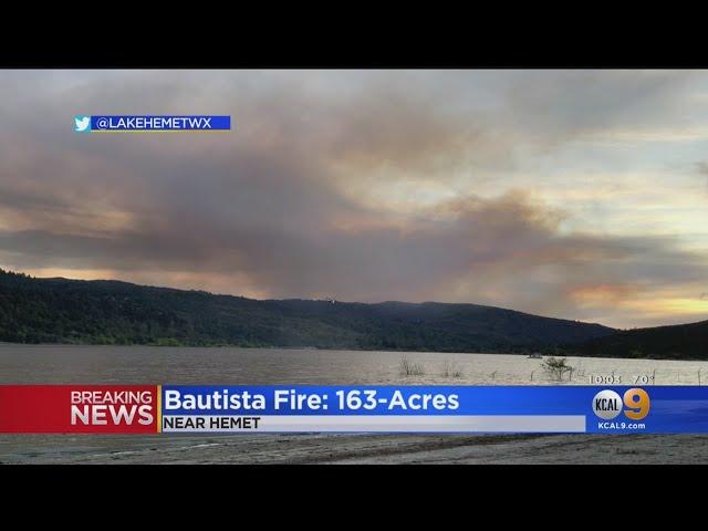 Bautista Fire, Near Hemet, At 163 Acres