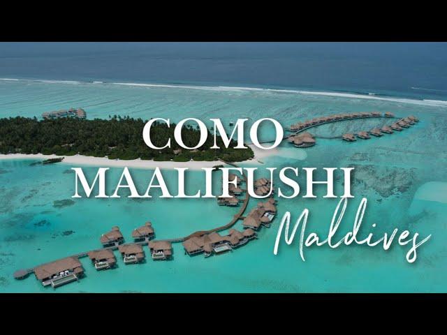 COMO MAALIFUSHI (MALDIVES 4K) ️ Full Tour and Review 2021 (4K Drone shots of the resort)