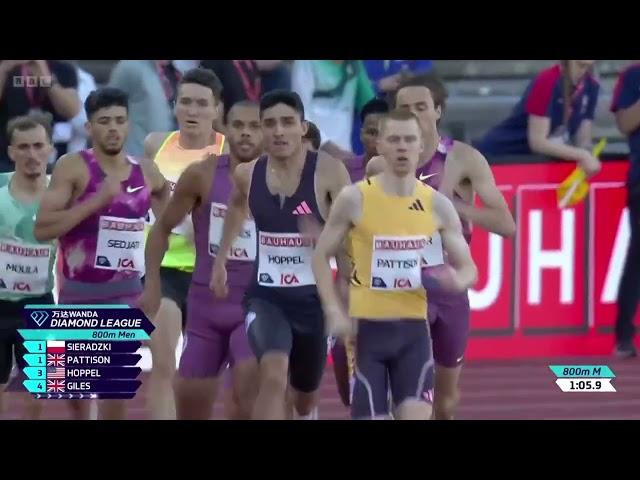 800m WORLD LEAD at Stockholm Diamond League 2023 | Full Race with commentary