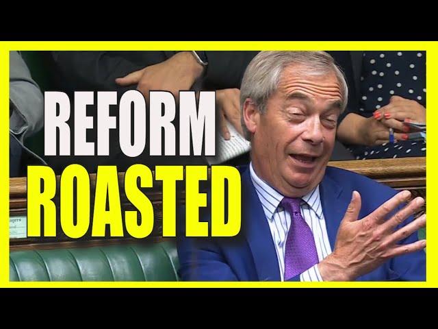 Nigel Farage ROASTED in PMQs