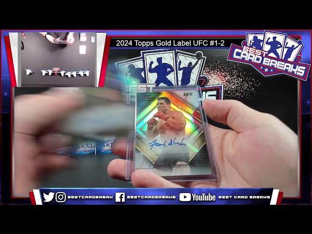 2024 Topps Gold Label UFC #1-2 - DUAL CASE Pick Your Fighter - 12/14/24