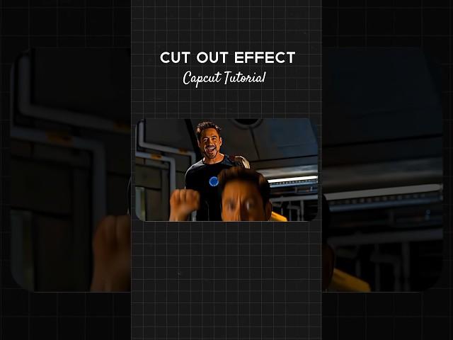 Cut Out Effect Capcut Tutorial Easy| #shorts #capcut #capcutedit