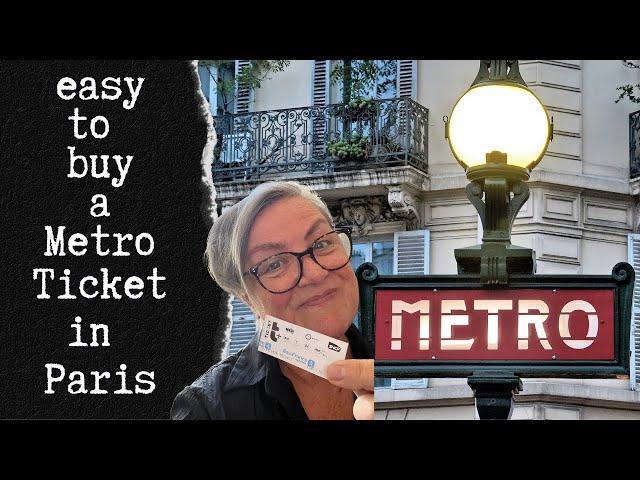 How to buy a Metro ticket in Paris step by step