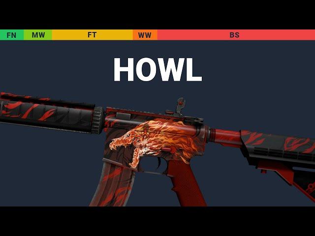 M4A4 Howl - Skin Float And Wear Preview