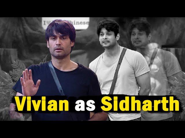 Bigg Boss 18 Live Feed Today Episode Vivian Dsena as Sidharth Shukla BB18