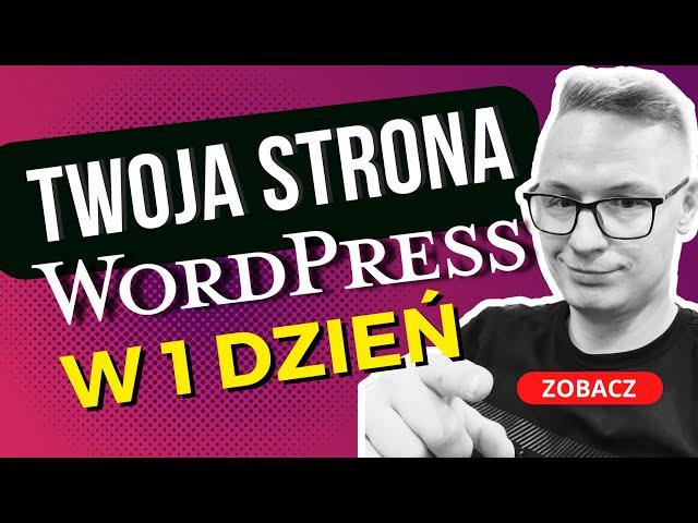 Kurs WordPress Online.  [Strona Na WordPress Podstawy, Tutorial 2023]