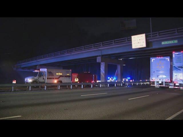 I-75 shut down in Henry County due to tanker truck fire, authorities say