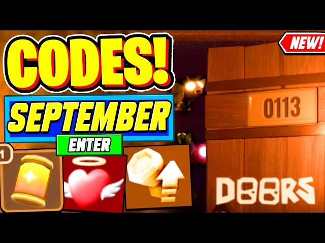 ️New️ ALL WORKING CODES For Doors September 2024 - Roblox Doors Codes 2024