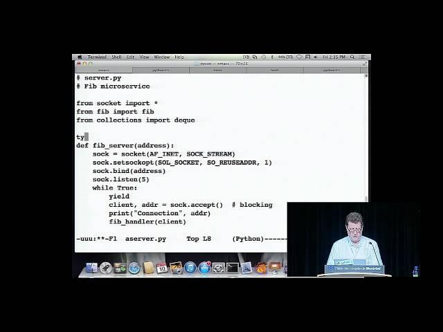 David Beazley - Python Concurrency From the Ground Up: LIVE! - PyCon 2015