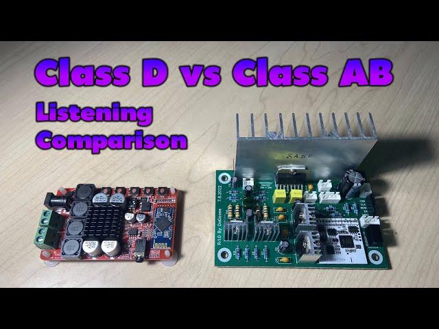 Class D vs. Class AB audio amplifiers | Which one sounds better? | Unbiased listening comparison