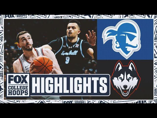 Seton Hall Pirates vs. UConn Huskies Highlights | FOX College Hoops