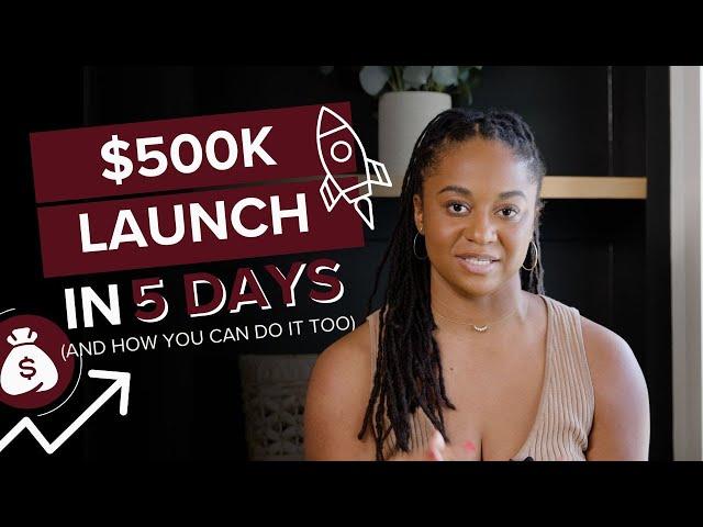 $500K in 5 Days: 3 Launch Lessons You Need to Know for Your Online Coaching Business