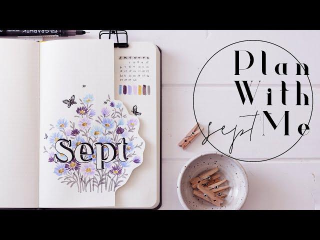 Plan With Me | Sept 2020 Bullet Journal Asters