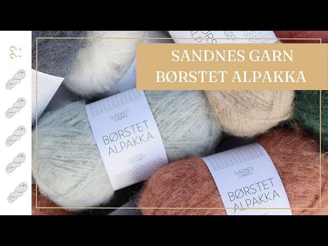 Sandnes Garn Børstet Alpakka Yarn Review - Untwisted Threads