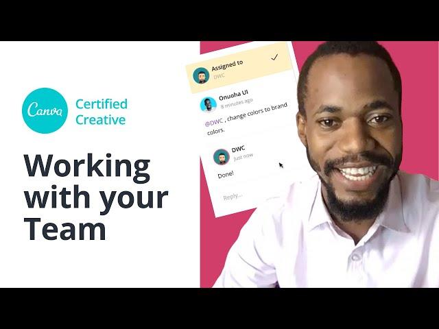 How to COLLABORATE with your TEAM in Canva