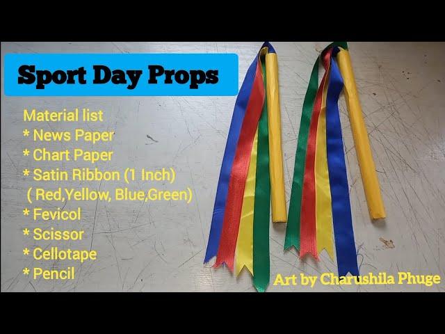 Sport Day Props ll Craft Idea for School Sports Day ll 2023 ll 21