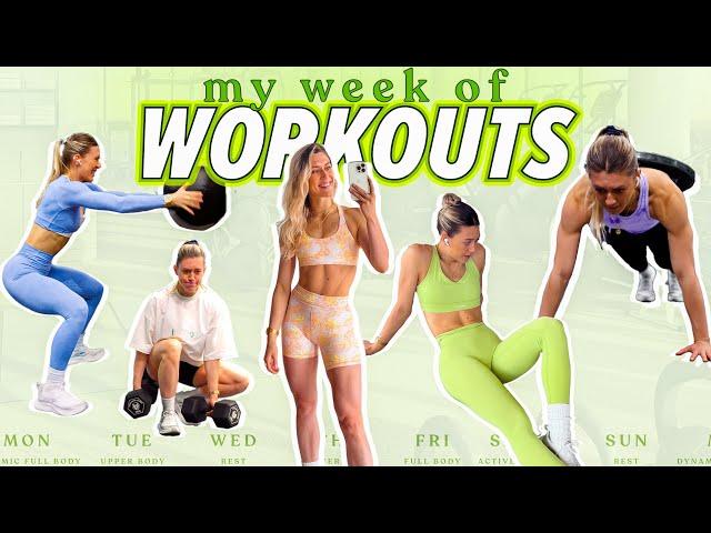 My Workout Routine! A Full Week at the Gym