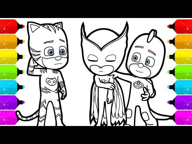 PJ Masks  Coloring Pages for Kids