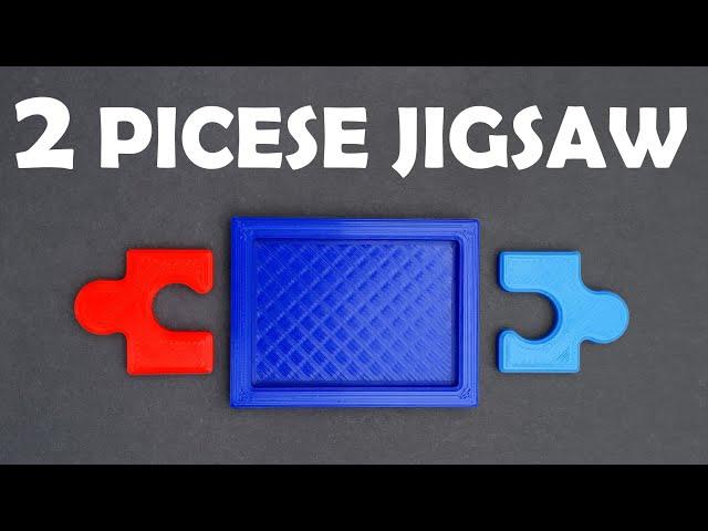 Can you solve this 2 piece jigsaw puzzle? #shorts