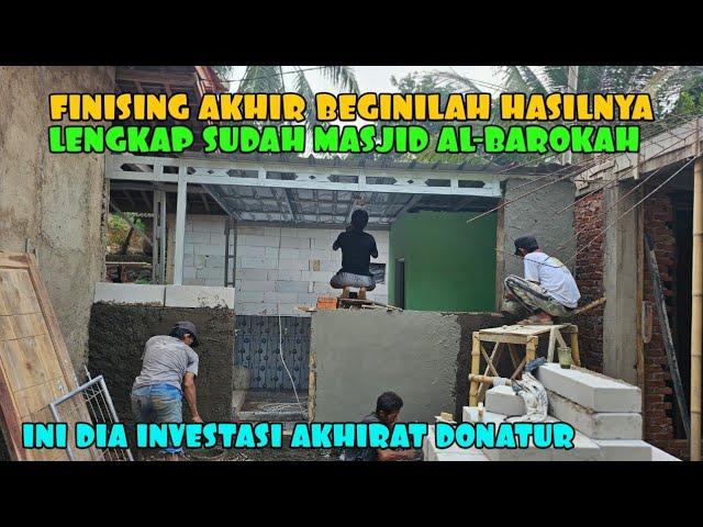 DIAWALI DENGAN BISMILAH AKHIRNYA PEKERJAAN SUMUR MANUAL TEMPAT WUDHU JAMBAN ATAP BAJARINGAN SELESAI