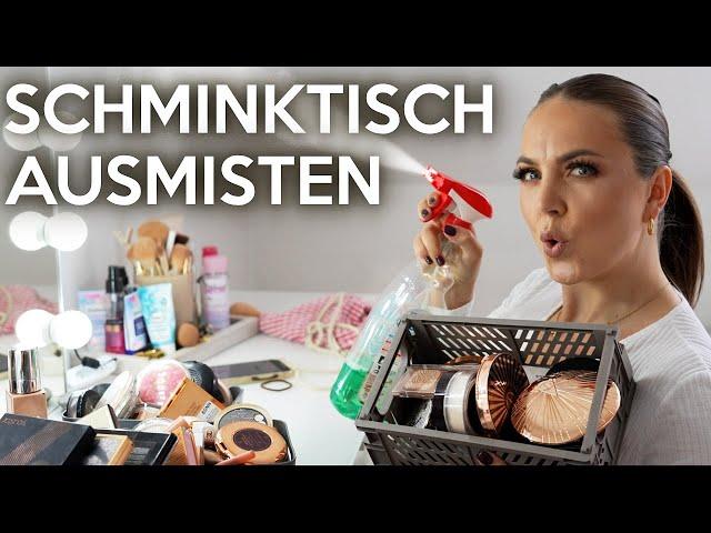 Entmüllen, putzen & neu sortieren | Schminktisch Transformation