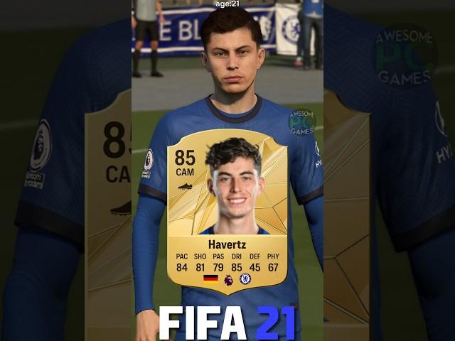  KAI HAVERTZ fifa evolution (17-25) #eafc25 #fc25 #fifa #havertz #arsenal #chelsea #leverkusen