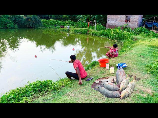 Fishing Video || We should learn all the fishing techniques from our grandfather & grandmother