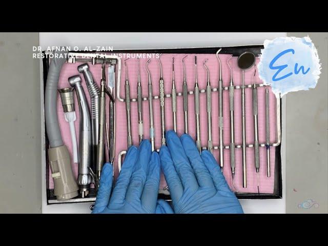 Restorative dental instruments – examination, cutting, non-cutting hand instruments, rotary - En