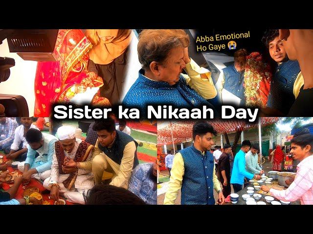 Sister ka Nikaah Day | Behen ki Shaadi Nikaah Ceremony vlog | Imran k vlogs