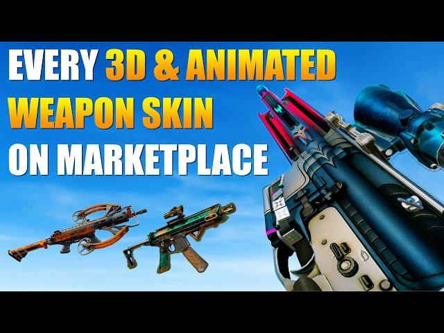 Every 3D & Animated Weapon Skin On R6 Marketplace (Y9S4)